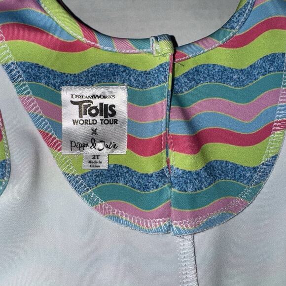 Pippa & Julie x DreamWorks Trolls Toddler Size 2T Dress Whimsical Colorful Party - Picture 8 of 10